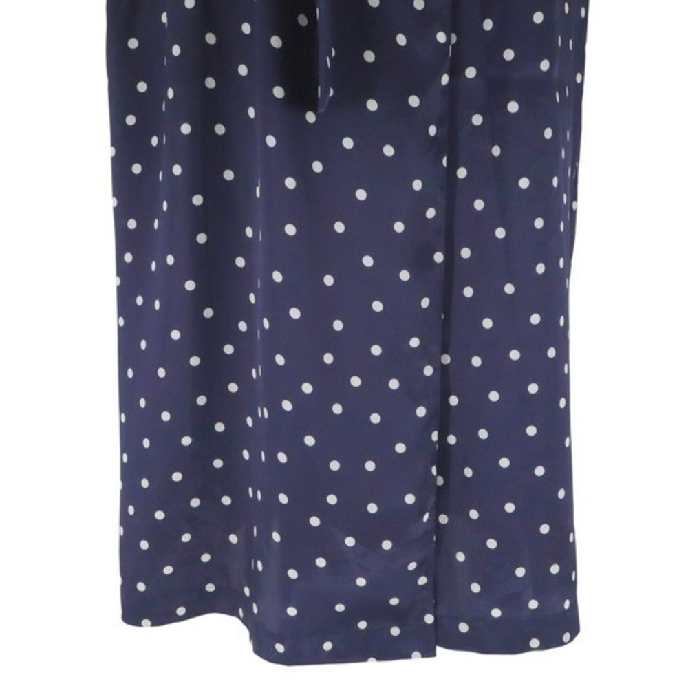 Vintage Victoria's Secret Polka Dot Full Length Robe‎ Blue White M/L Bridal - Picture 6 of 11
